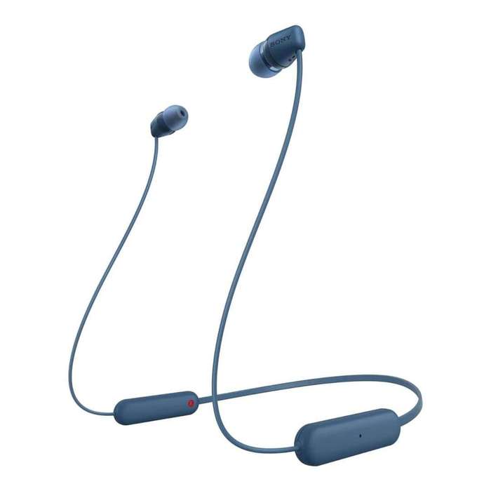 Sony Wireless Earphones Blue WI-C100/LZE