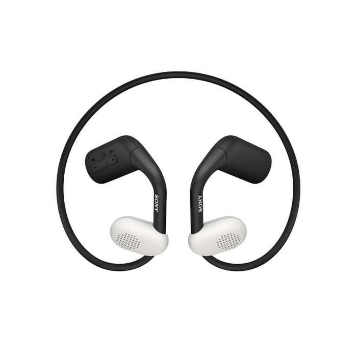 Sony Float Run Open-Ear Wireless Bluetooth Earphones - Black White WI-OE610/BQE
