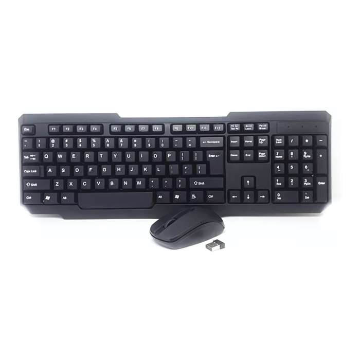 UniQue 104 Keys Wireless USB Keyboard and Mouse Combo WS630+W420