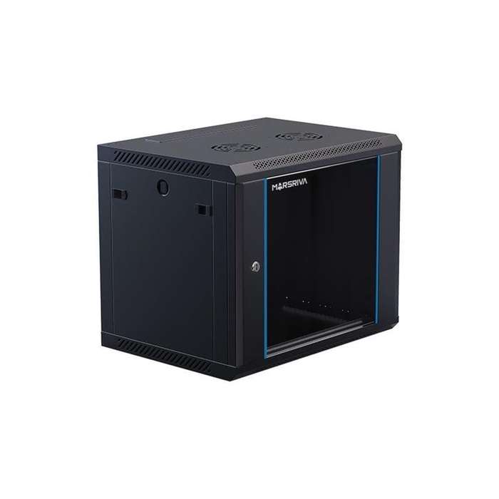 Marsriva WS6409 9U Swing Frame Wall Mount Network Cabinet