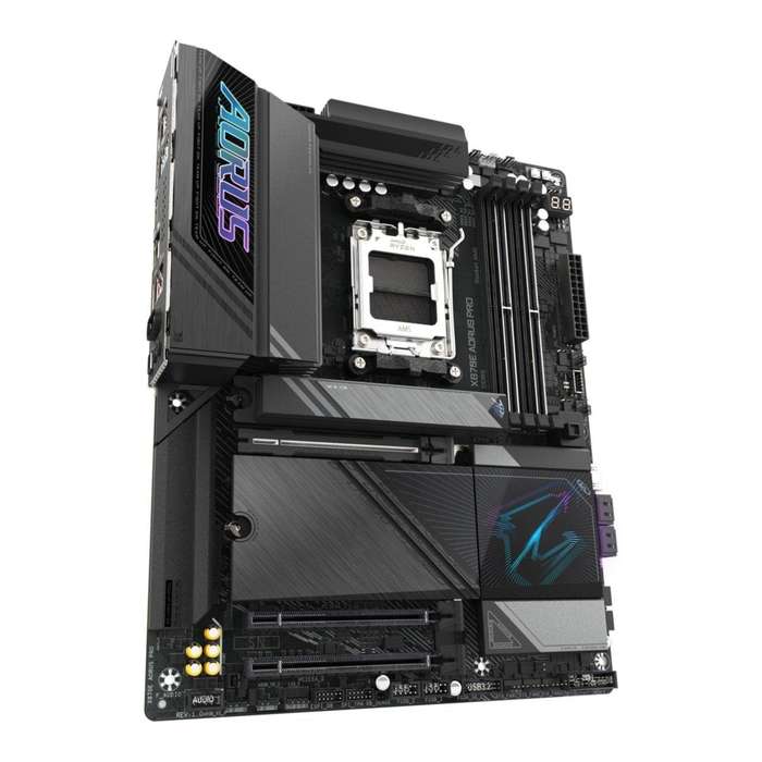 GIGABYTE X870E AORUS PRO Motherboard - Supports AMD Ryzen 9000 CPUs, 16+2+2 Phases Digital VRM, u...
