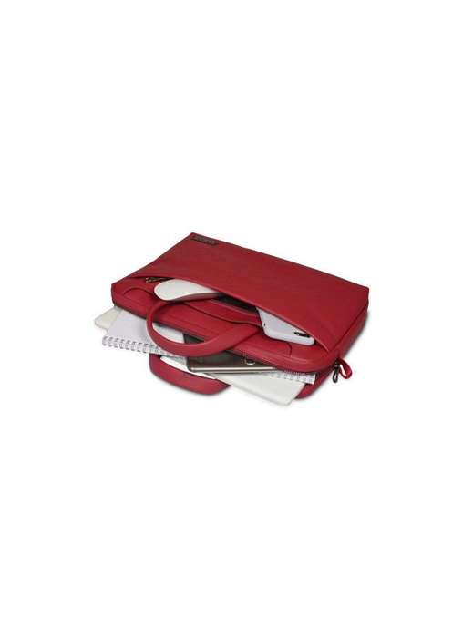 Port Designs Zurich Toploading Notebook Case 14-inch Briefcase Red