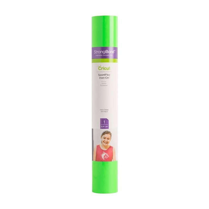 Cricut SportFlex Iron-On 30x60cm Neon Green 2004450