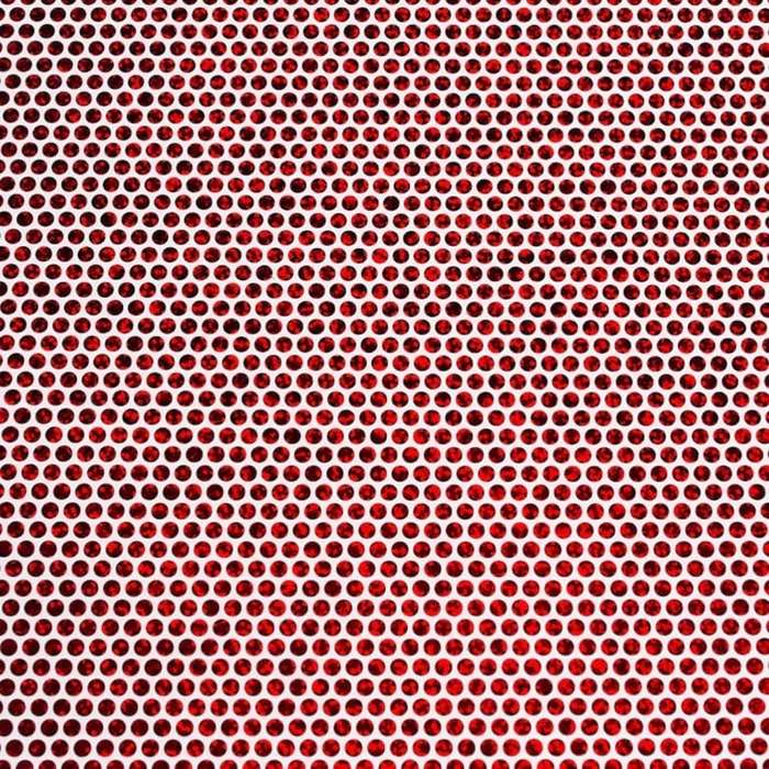 Cricut Holographic Sparkle Iron-On 30x60cm Mosaic Circles Red 2006982