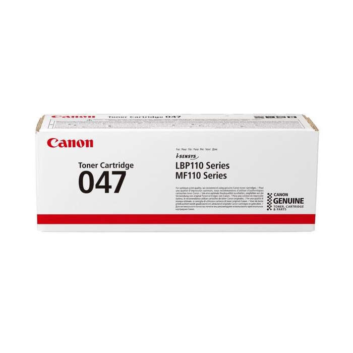 Canon Cartridge 047 Black Toner Cartridge 1,600 Pages Original Single-pack 2164C002