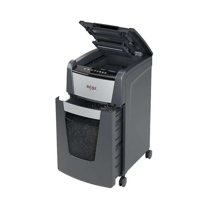 Rexel Optimum AutoFeed+ 225X Automatic Cross Cut P4 Paper Shredder 301417