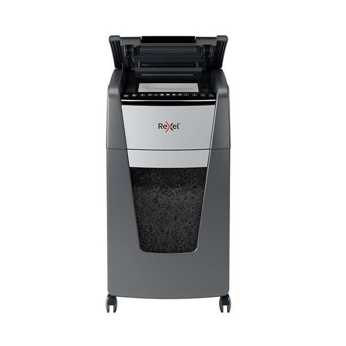 Rexel Optimum AutoFeed+ 300X Automatic Cross Cut P4 Paper Shredder 301422