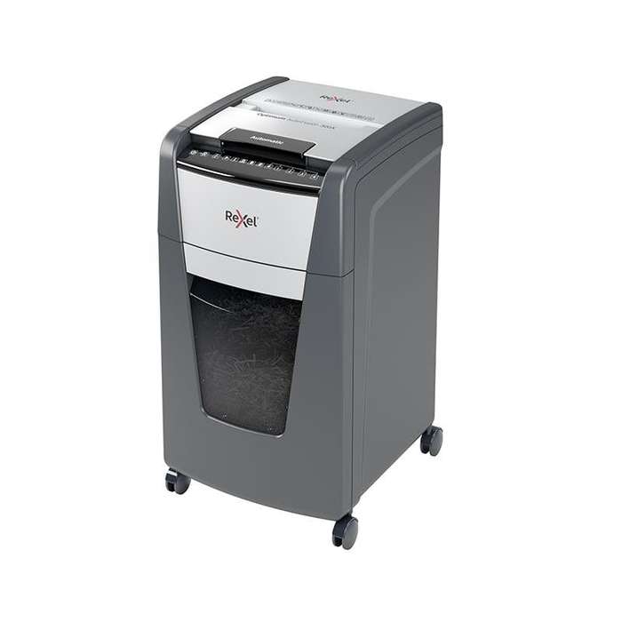 Rexel Optimum AutoFeed+ 300X Automatic Cross Cut P4 Paper Shredder 301422