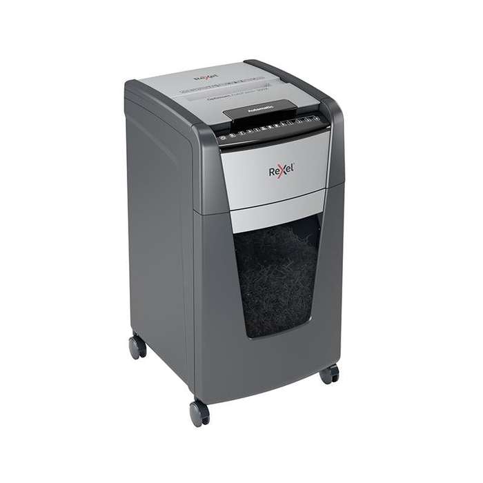 Rexel Optimum AutoFeed+ 300X Automatic Cross Cut P4 Paper Shredder 301422