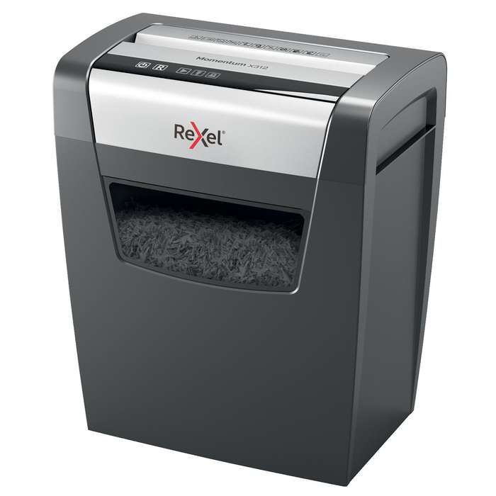 Rexel Momentum X312 Cross Cut P3 Paper Shredder 303006