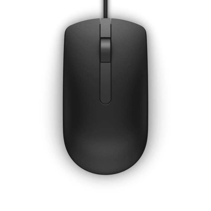 Dell MS116 Mouse USB Type-A Optical 1000dpi Ambidextrous