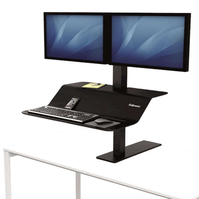Fellowes Lotus VE Sit-Stand Workstation Dual 8082001