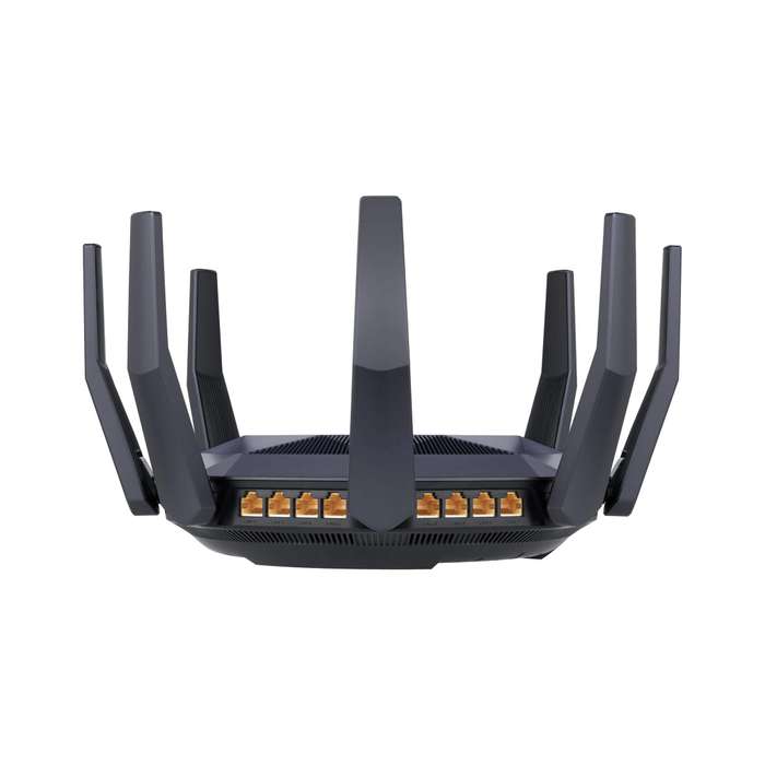 ASUS RT-AX89X AX6000 AiMesh Wireless Router - Ethernet Dual-band 2.4GHz and 5GHz Black 90IG04J1-...