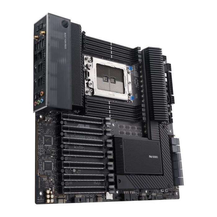 ASUS WRX80E-SAGE SE WiFi AMD WRX80 Socket SP3 Extended ATX Motherboard 90MB1590-M0EAY0