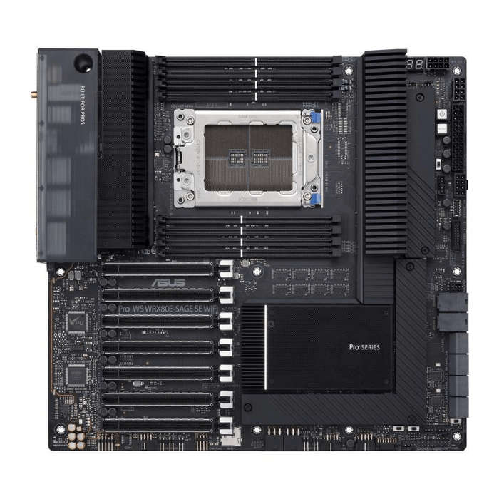 ASUS WRX80E-SAGE SE WiFi AMD WRX80 Socket SP3 Extended ATX Motherboard 90MB1590-M0EAY0