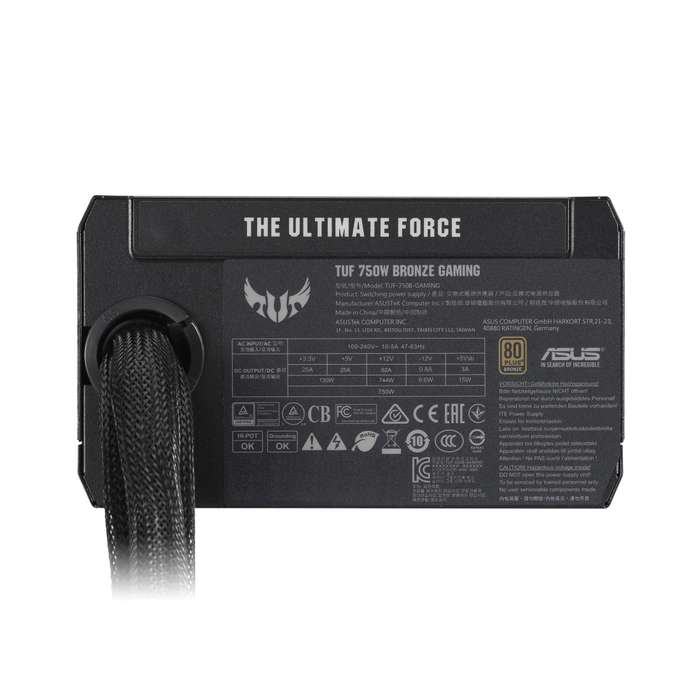 ASUS TUF Gaming 750B 80 Plus Bronze 750W Power Supply 90YE00D0-B0NA00