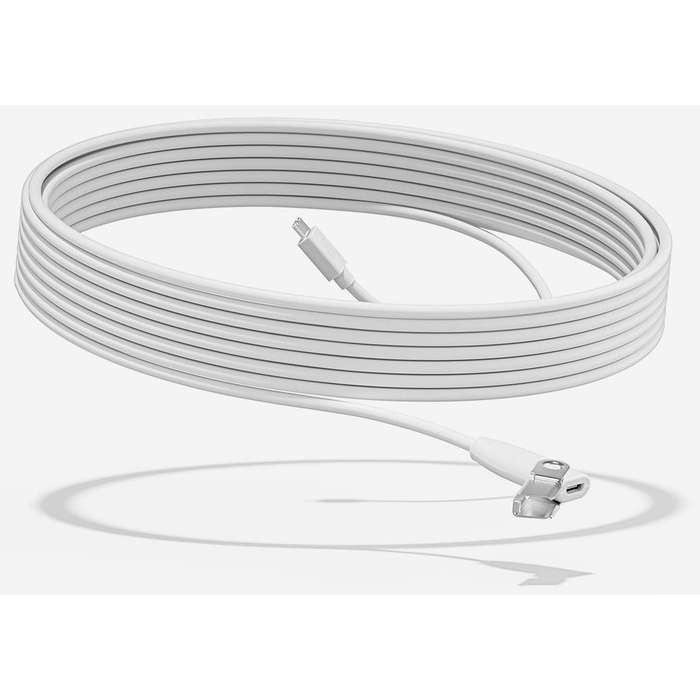Logitech Rally Mic Pod Extension Cable White