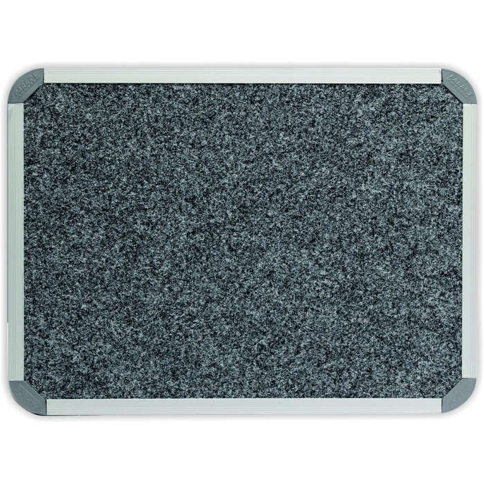 Parrot Bulletin Board Ribbed Aluminium Frame 1200x900mm Laurel BD0641X
