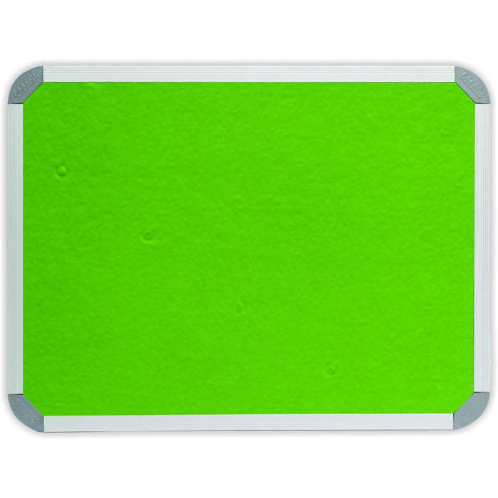 Parrot Info Board Aluminium Frame 1200x1200mm Lime Green BD0752C