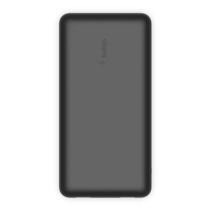Belkin BoostCharge 20000mAh 3-Port Power Bank with USB-A to USB-C Cable Black BPB012BTBK