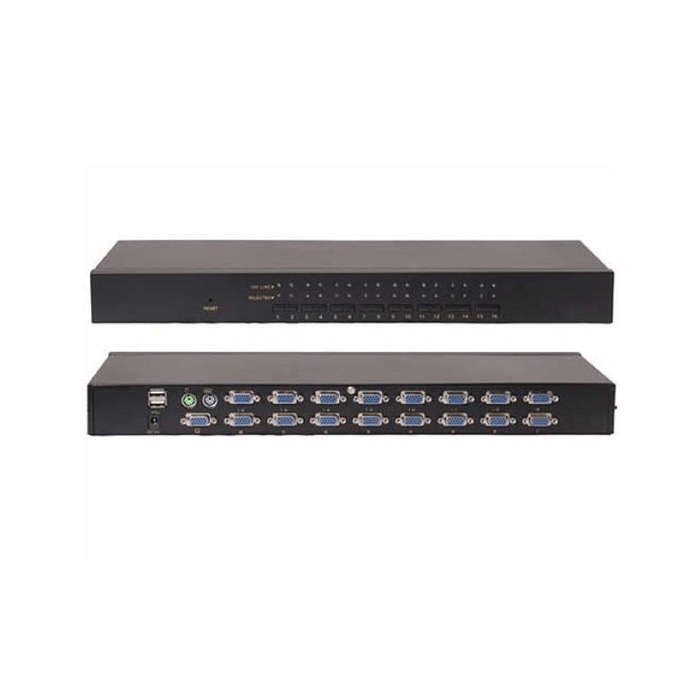 Cattex 16-port Rack Mountable KVM Console CD-1U1600