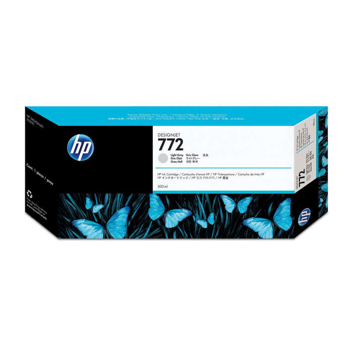 HP 772 300-ml DesignJet Light Grey Printer Ink Cartridge Original Single-pack CN634A
