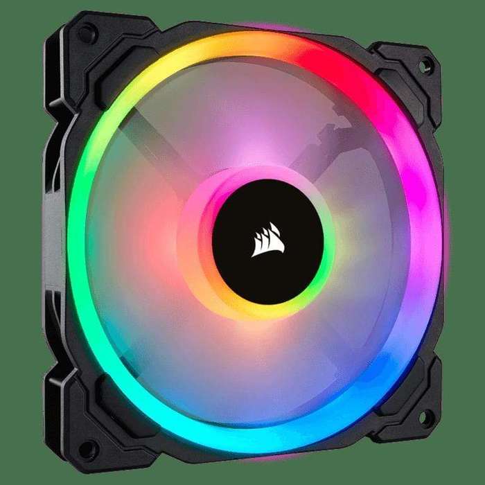 Corsair LL140 Dual Light Loop RGB LED PWM Cooling Fan Black Single-pack CO-9050073-WW