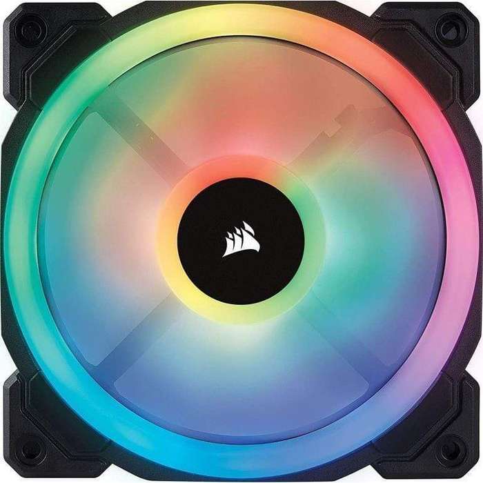 Corsair LL140 Dual Light Loop RGB LED PWM Cooling Fan Black Single-pack CO-9050073-WW