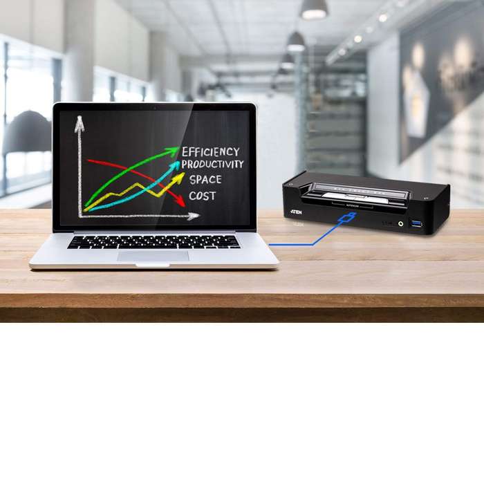 Aten CS1953 KVM switch Rack mounting Black