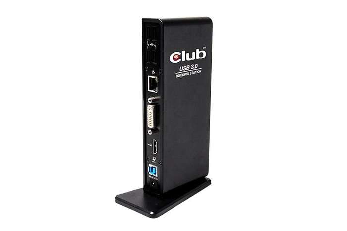 Club 3D SenseVision USB3.0 Dual Display Docking Station CSV-3242HD