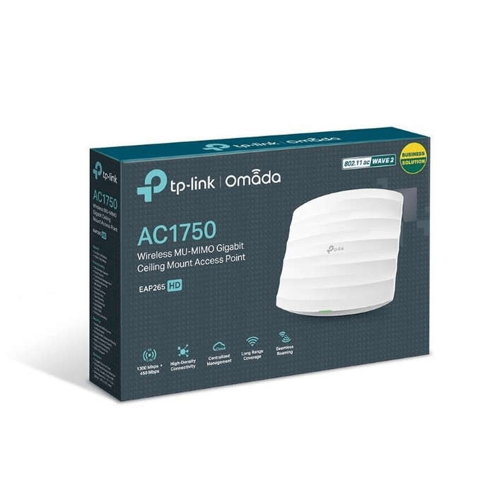 TP-Link Omada EAP265 HD AC1750 Dual-band Wi-Fi 5 MU-MIMO Gigabit Ceiling Mount Access Point