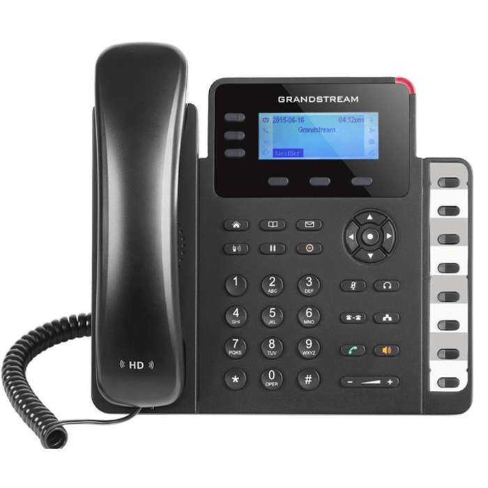 Grandstream 3-line LCD IP Phone Black GXP1630