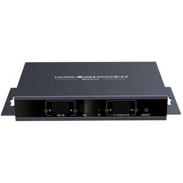 Lenkeng AV Extender with AV Receiver Black LKV383MATRIX-RX