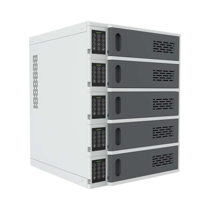 Chen Source 5-bay Charging Notebook Lockers AC and USB-A LN105HS/charging loc