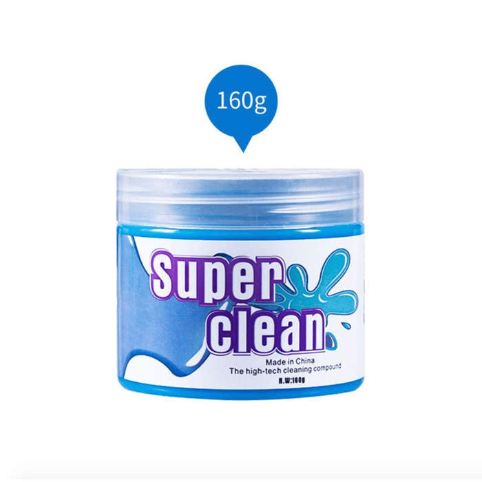 Tuff-Luv Keyboard Cleaning Adhesive Universal Dust Gel 160g Tub - Blue MF655