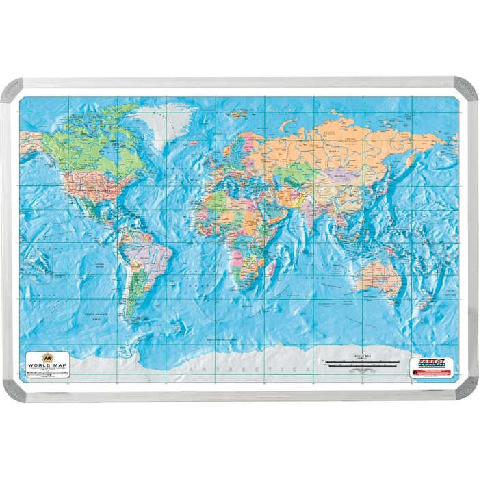Parrot World AA Map 1200x900mm MP0141 mp0141