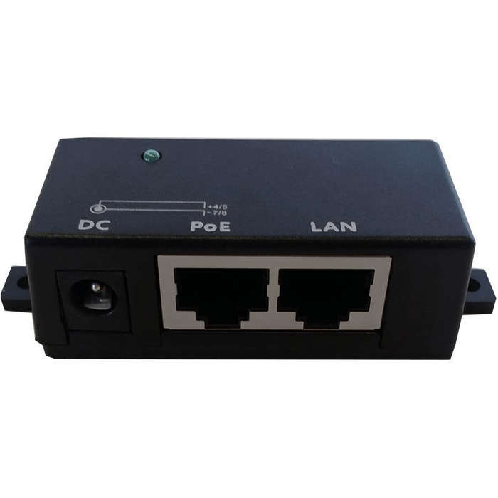 Grandstream Single Port Fast Ethernet Passive PoE Injector