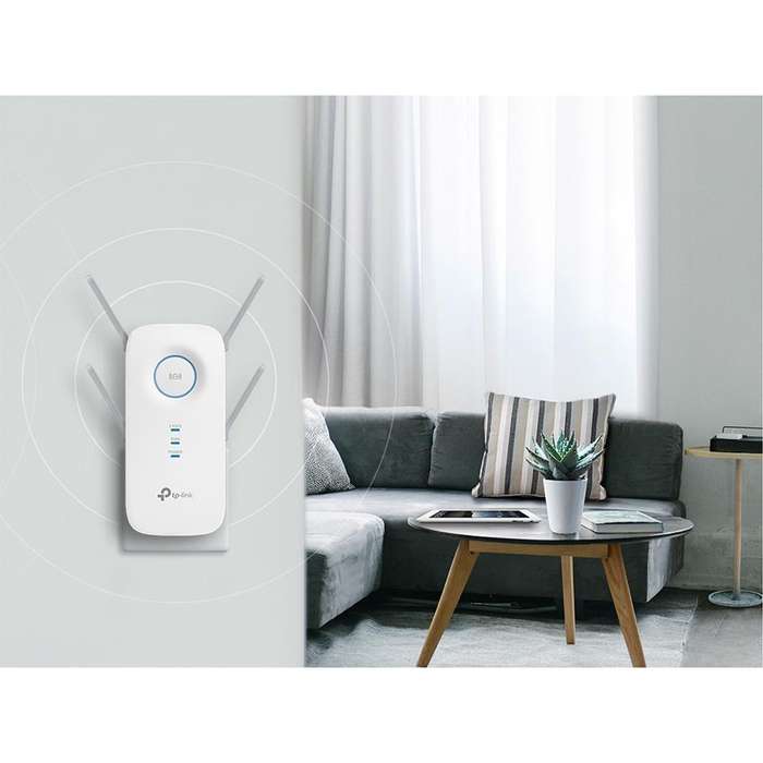 TP-Link RE650 AC2600 Wi-Fi 5 Range Extender White 10/100/1000 Mbits