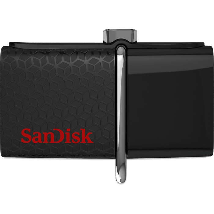 Sandisk Ultra Dual USB 256GB Type-A / Micro-USB 3.2 Gen 1 Black USB Flash Drive SDDDC2-256G-G46