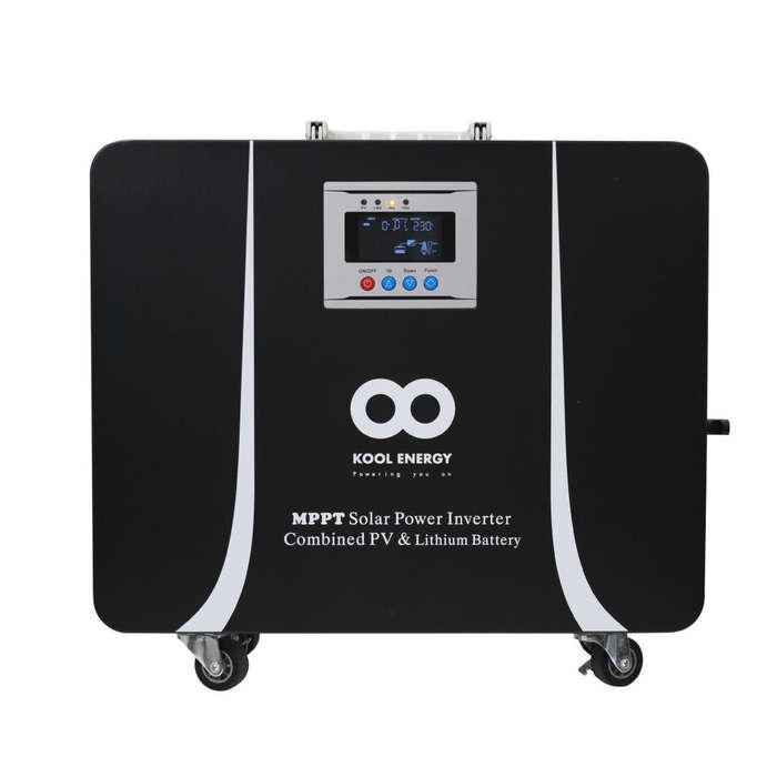 Kool Energy 1kW 25.6V 1x50Ah Lithium Battery Pure Sine Wave Inverter 820W Solar Charge Controller...