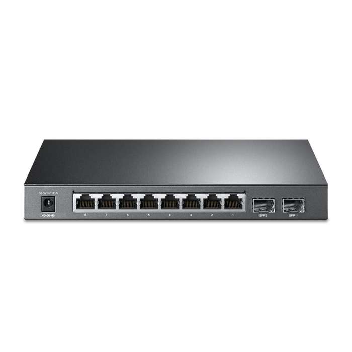 TP-Link JetStream TL-SG2210P 8-port GbE PoE+ Smart Switch with 2-port SFP
