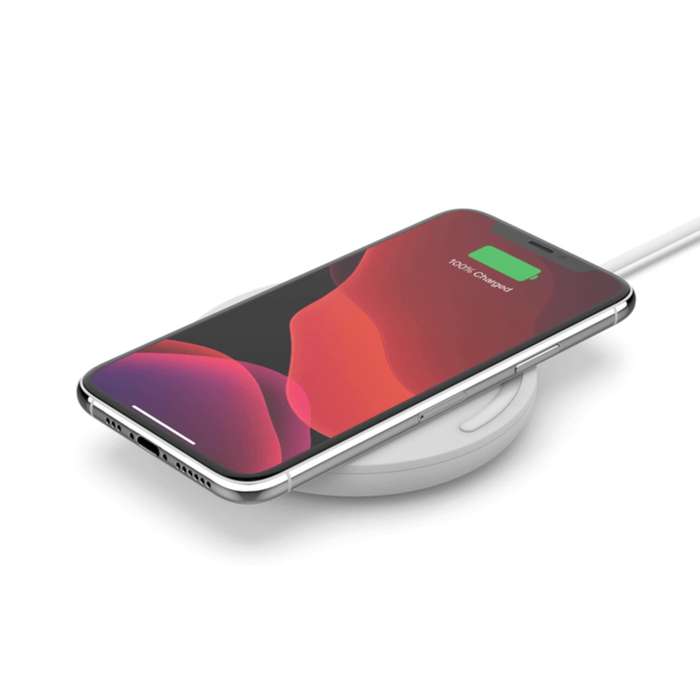 Belkin BoostCharge 10W Wireless Charging Pad with Cable White WIA001BTWH