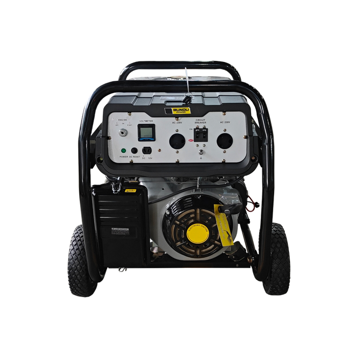 6.5 kVA Open Petrol Generator - Bundu Power - BP6500-OP Open Type Generator