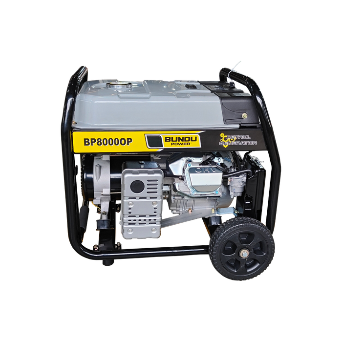 8.0 kVA Open Petrol Generator - Bundu Power - BP8000-OP Open Type Generator