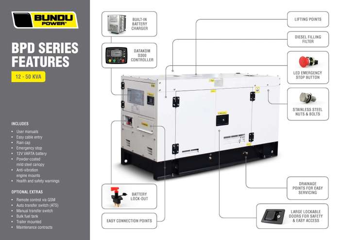 24kVA FAW Single Phase Diesel Generator - BPD24S