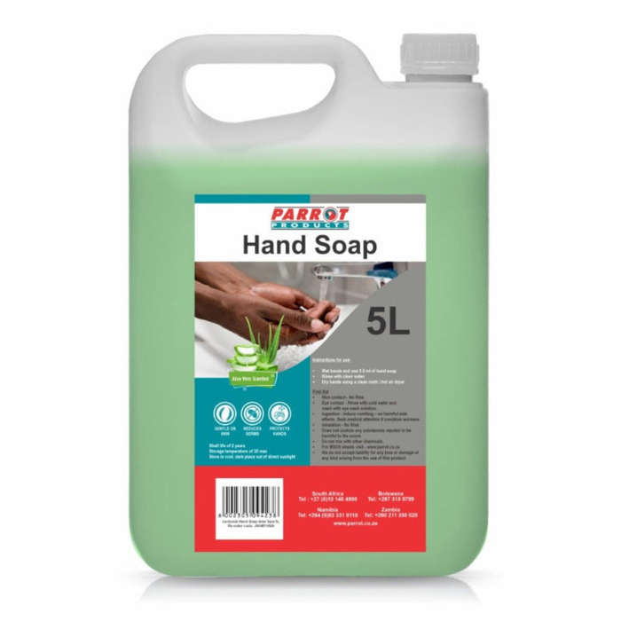 Parrot Janitorial Hand Soap Aloe Vera 5L