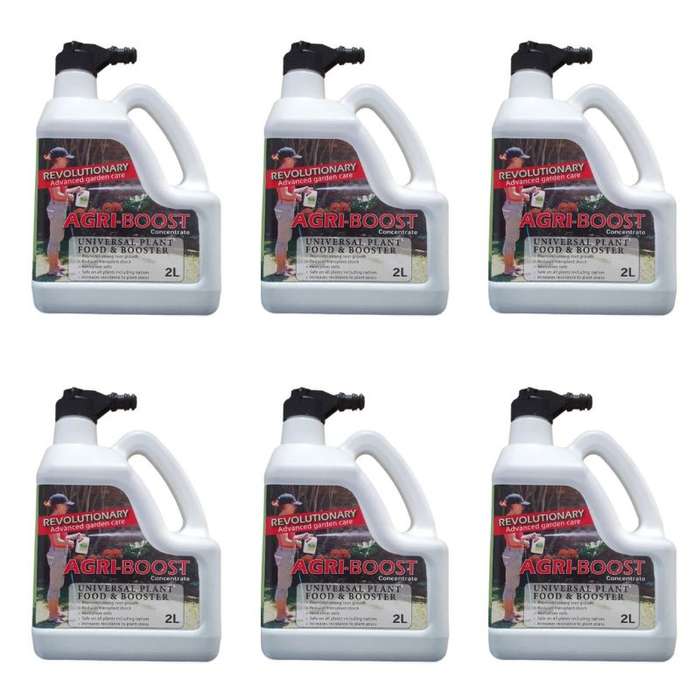 Agri-Boost Liquid Organic Fertiliser Spray 6 x 2L