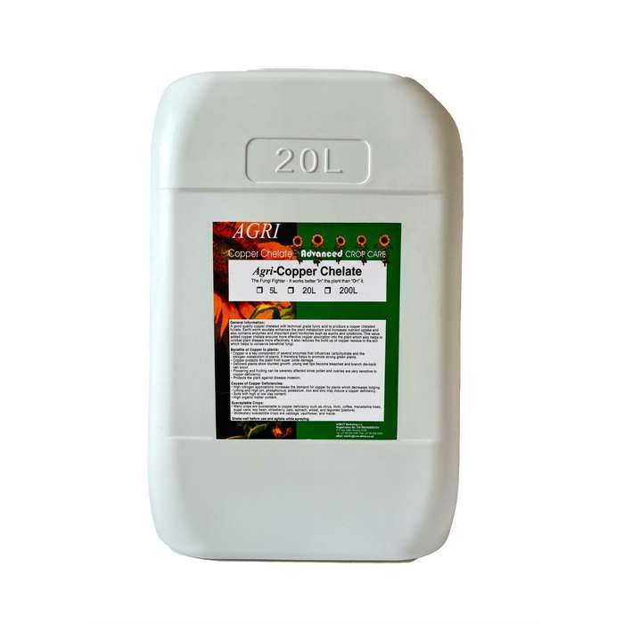 Agri-Copper Chelate 20L Liquid Organic Fertiliser