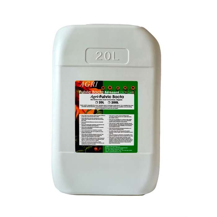 Agri-Fulvic Bacta Liquid Organic Fertiliser 20L