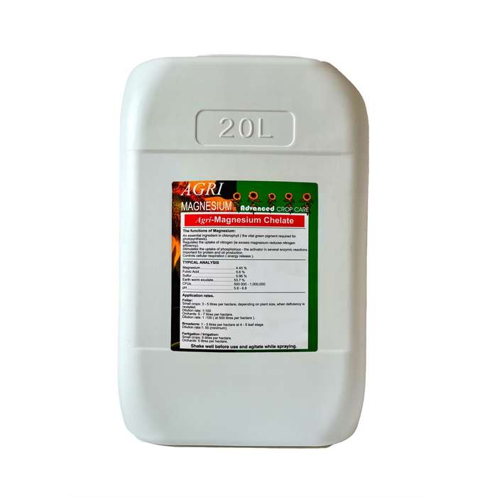 Agri-Magnesium Chelate 20L Liquid Organic Fertiliser
